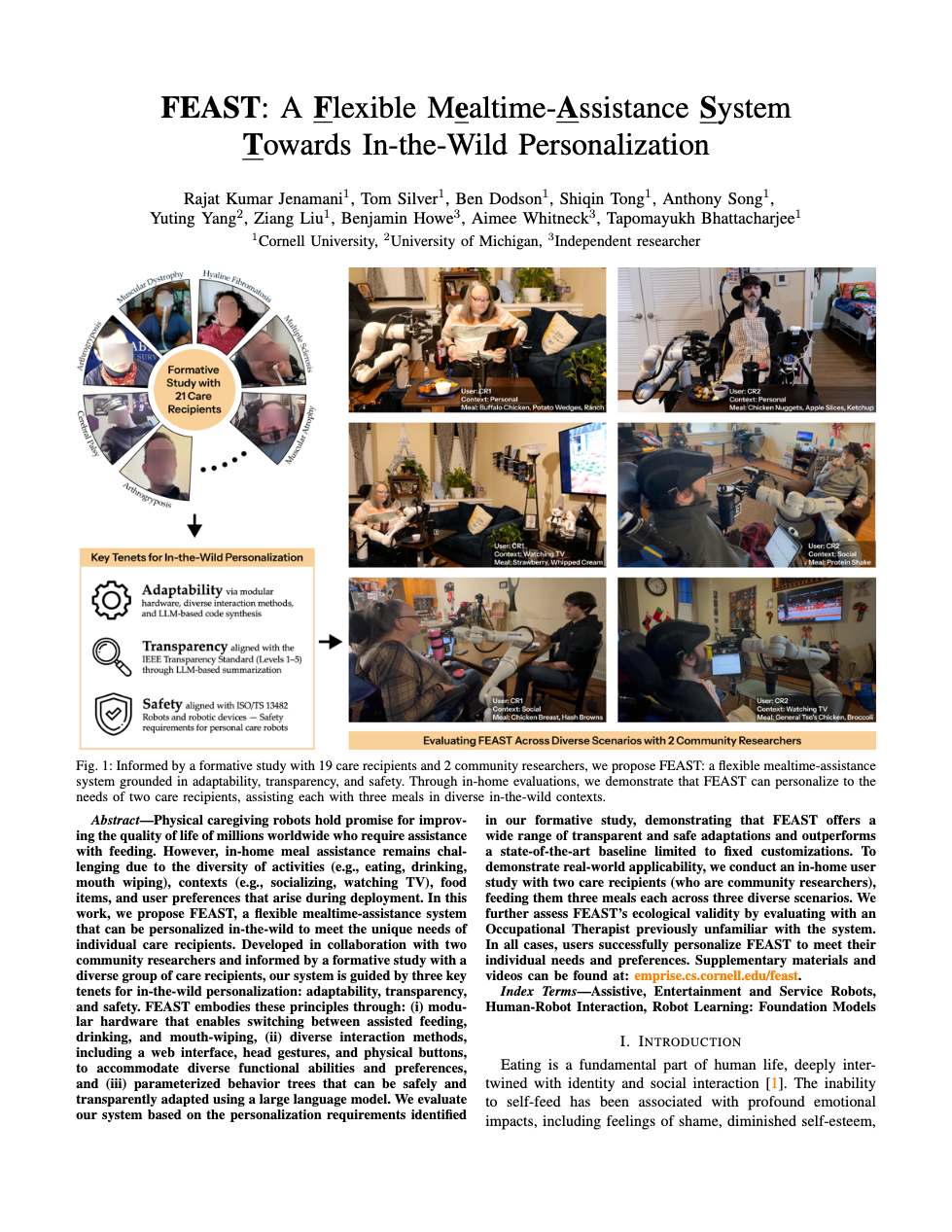 The first page of the paper