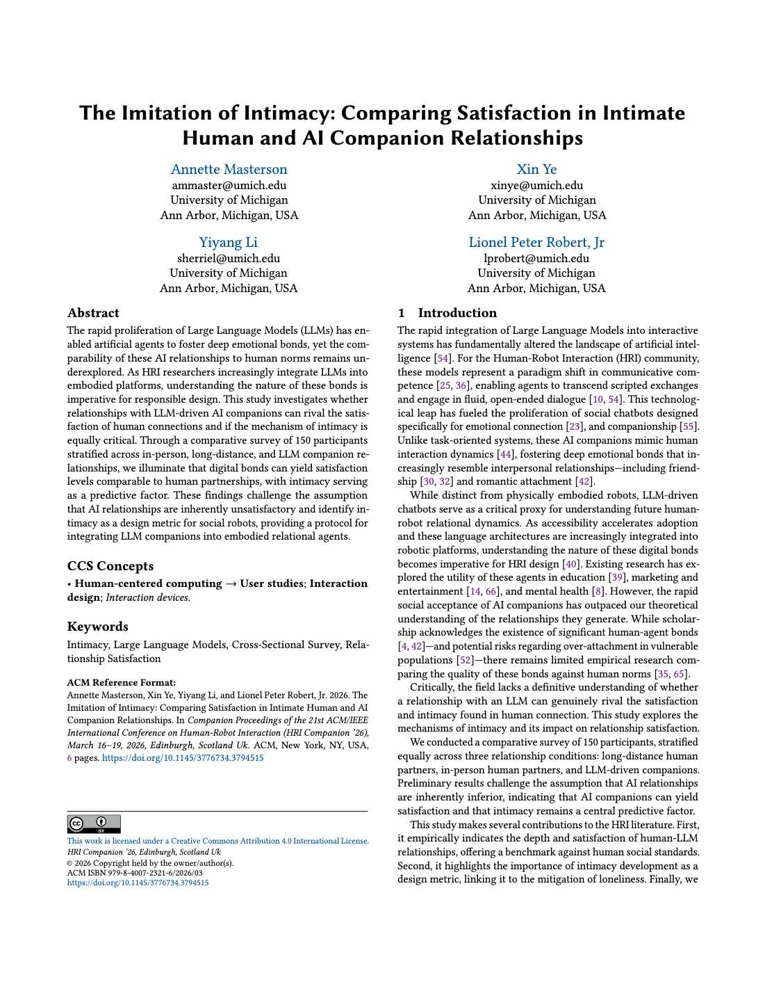 The first page of the paper