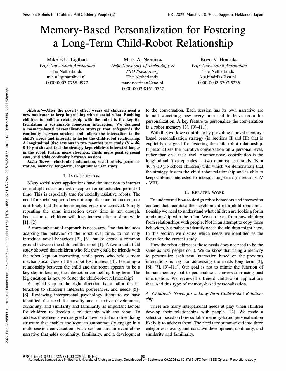 The first page of the paper