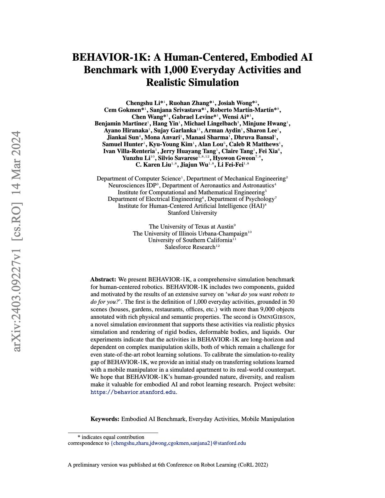 The first page of the paper